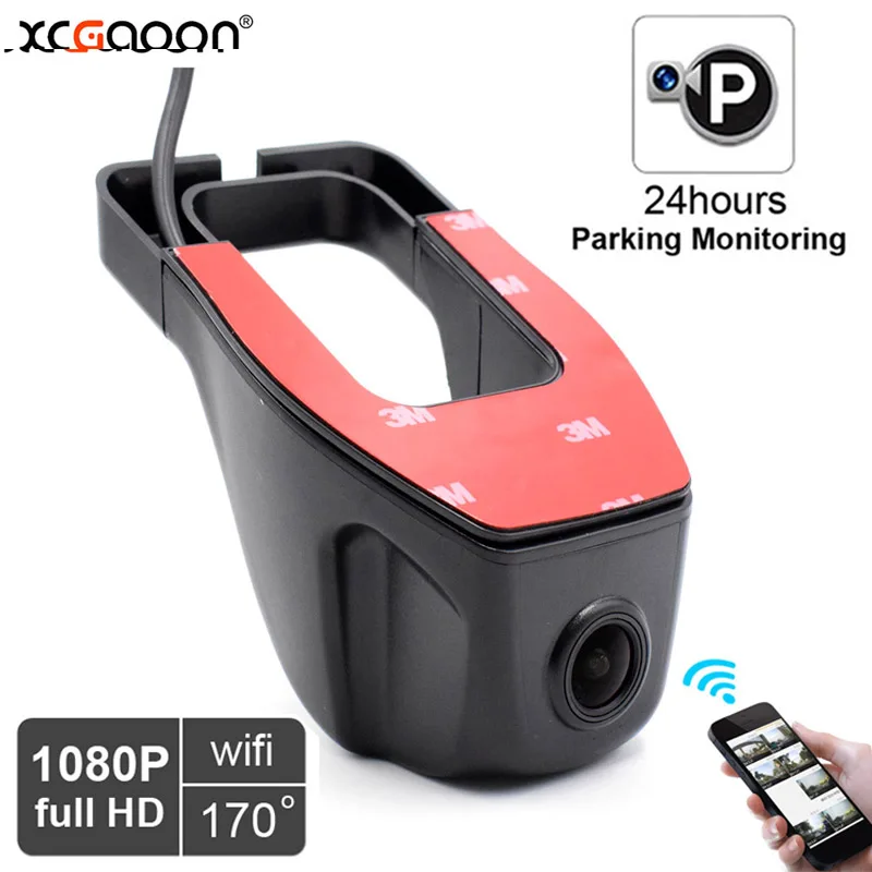 24hours Parking Monitoring Wifi HD 1080P Car DVR Video Recorder Dash Camera Support UP To 128GB TF Card