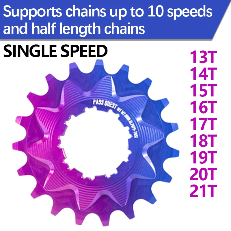 Cog Single Speed Cassette 13T14T 15T 16T 17T 18T19T 20T 21T Ultralight Flywheel for 8 9 10 Speed Chain MTB Bike Sprocket