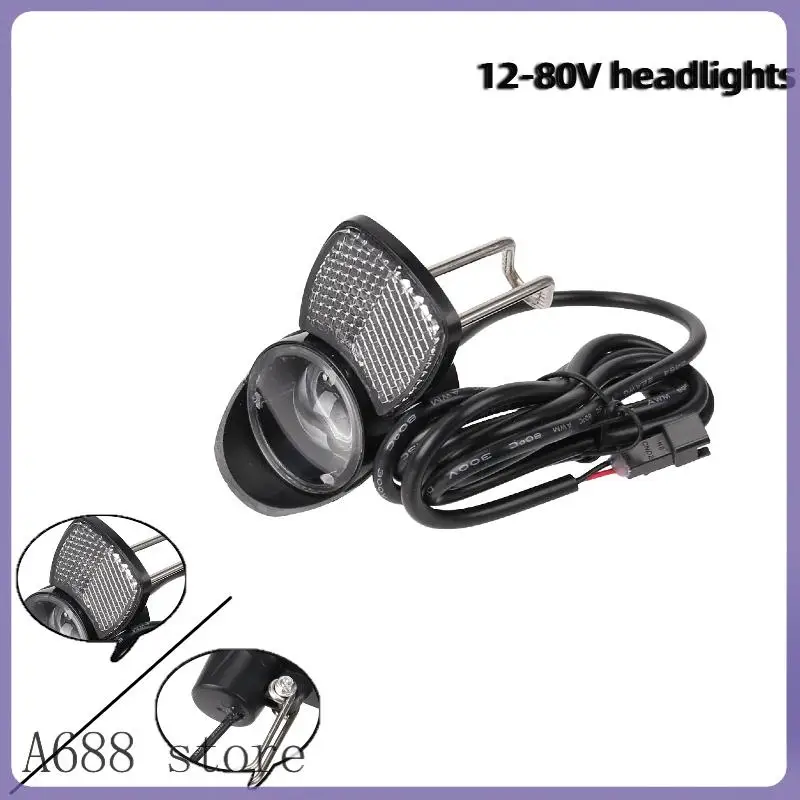 

High-quality electric scooter modification accessories 12-80V headlights night riding LED lighting
