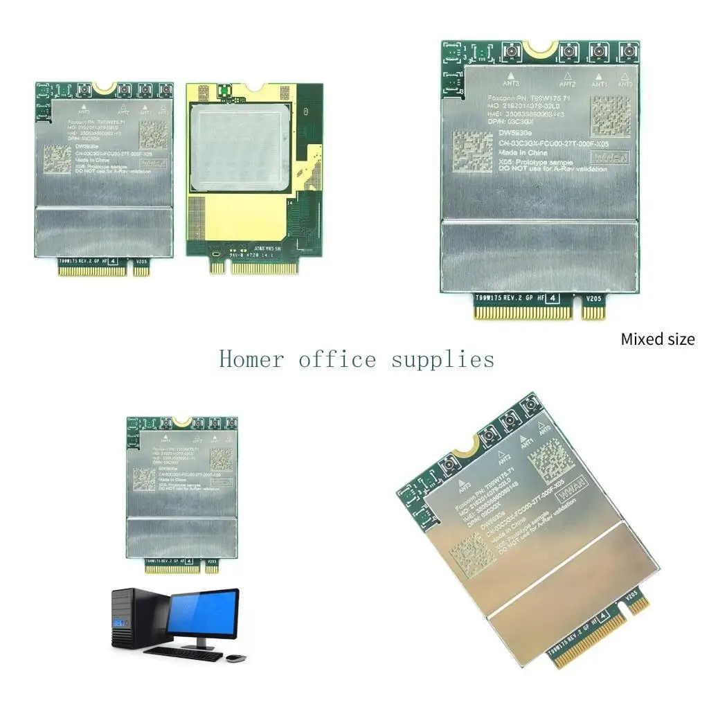 

K43B Беспроводная карта T99W175 DW5930E 5G-модуля DP-N 03C3GX WWAN CARD