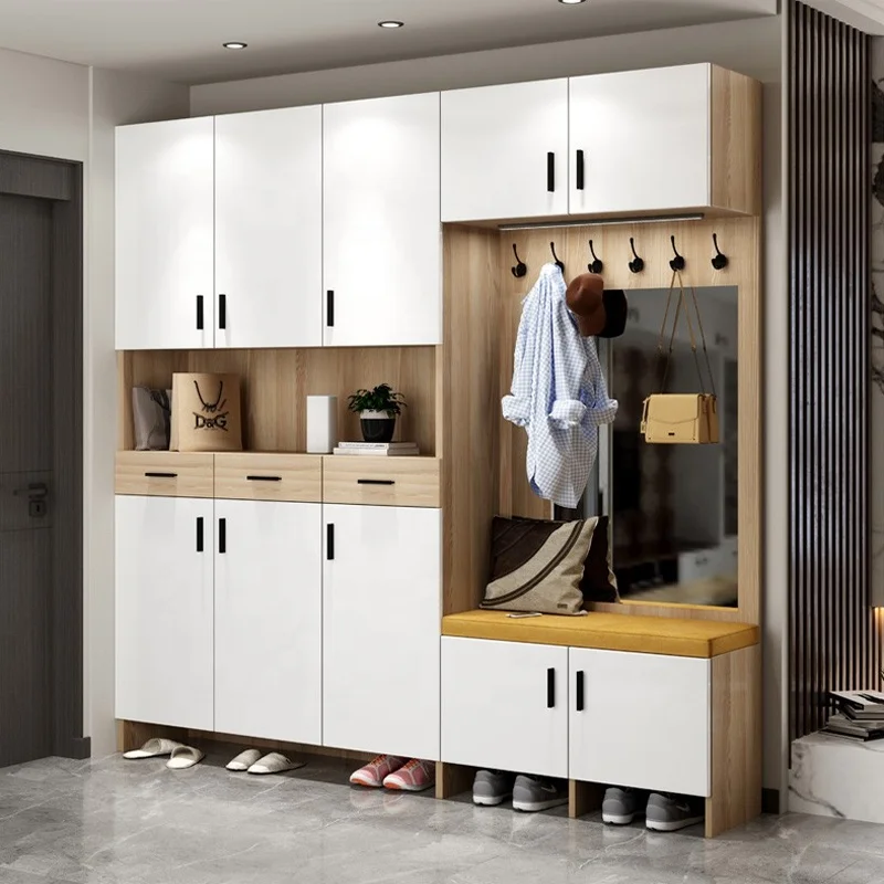 Walk In Wardrobe Closet With Rotating Shoe Rack In Amoires Design