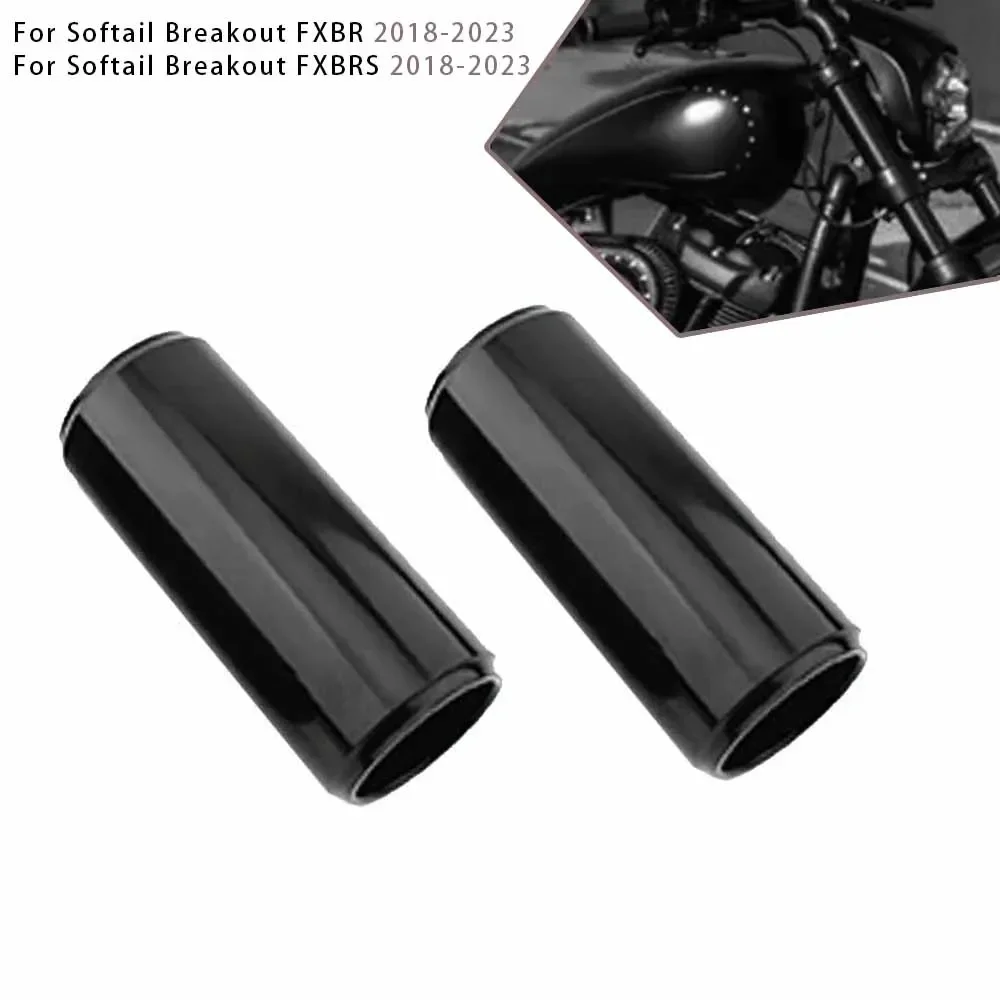 Motorcycle Front Fork Boot Tube Slider Shock Absorbers Cover FOR Harley Davidson Softail Breakout FXBR FXBRS 2018-2023 