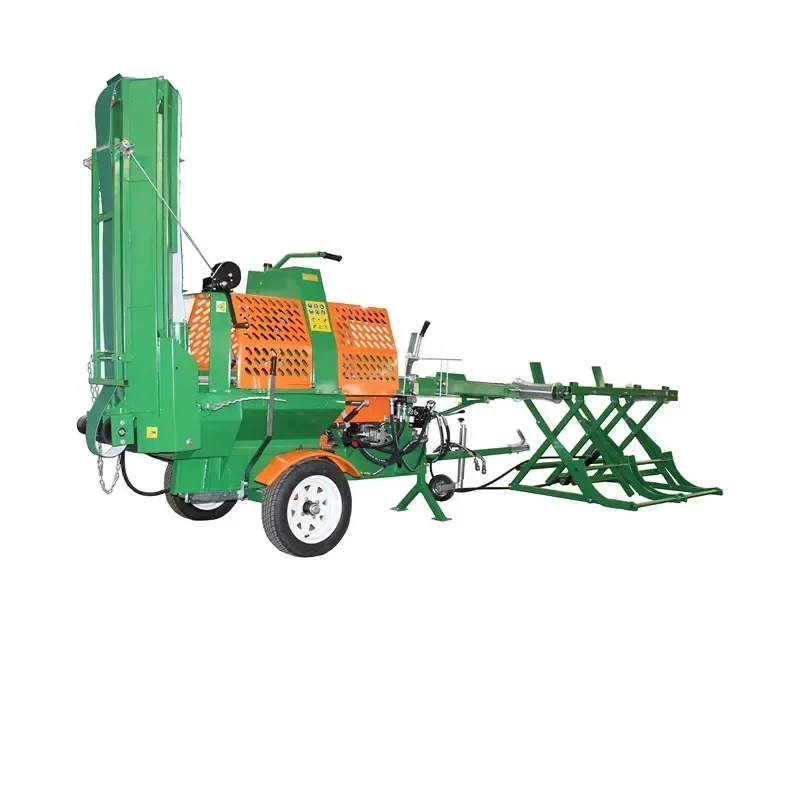 Automatic Log Splitter Hydraulic Firewood Processor Gasoline Wood Splitting Machine