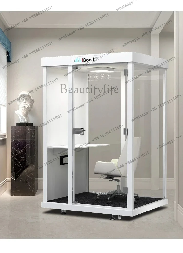 Mobile detachable home piano room, office phone booth silent compartment
