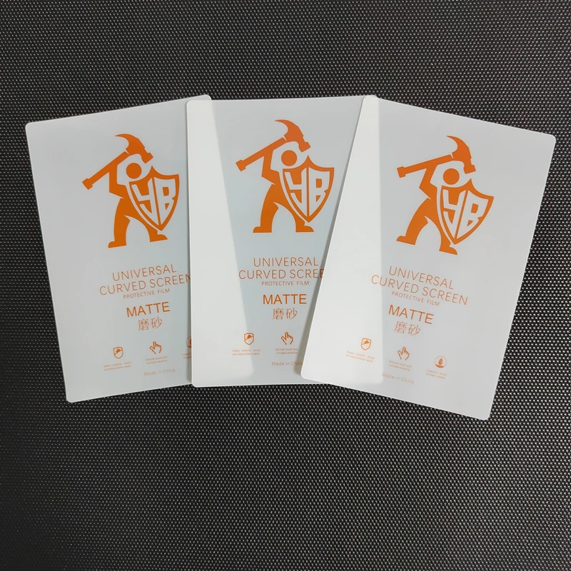 50pcs Matte Hydrogel Film For Intelligent Cutting Machine Frosted Screen Protector For All Mobile Phone Matte Protective Film