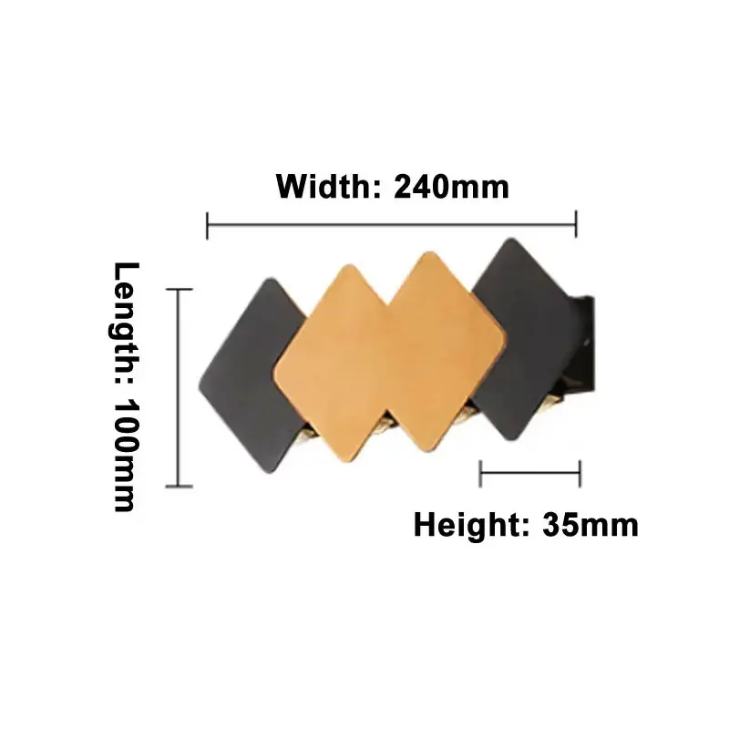 Waterproof Wall Lamp, Modern And Minimalist Living Room Led, Double Head Building, Corridor, Balcony Lamp