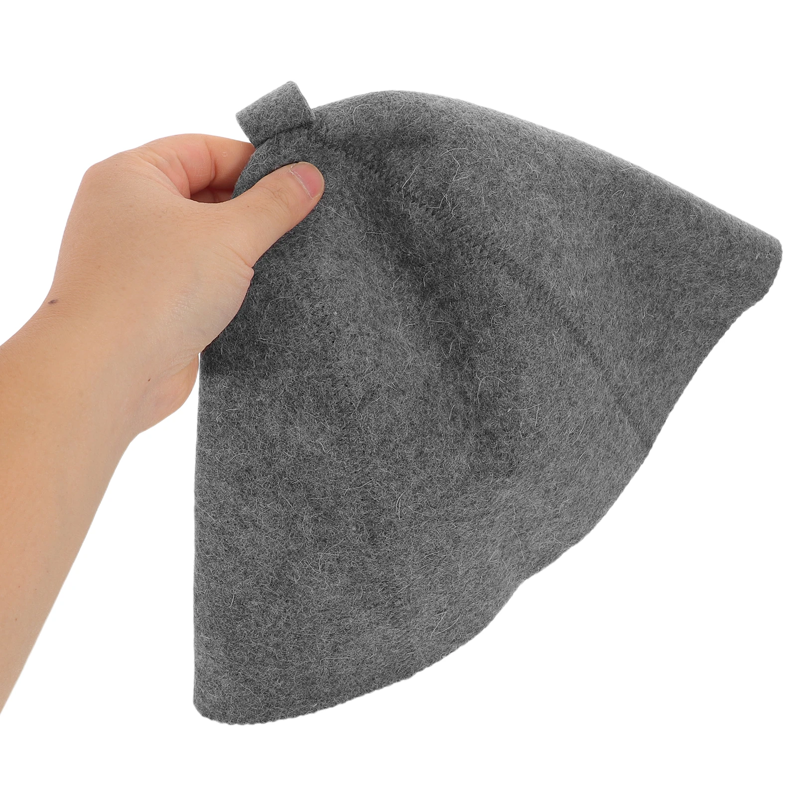 

Wool Sauna Hat for Men Women Traditional Russian Banya Cap Heat Insulation Quick Drying Felt Sauna Hat Hair Protection Bath