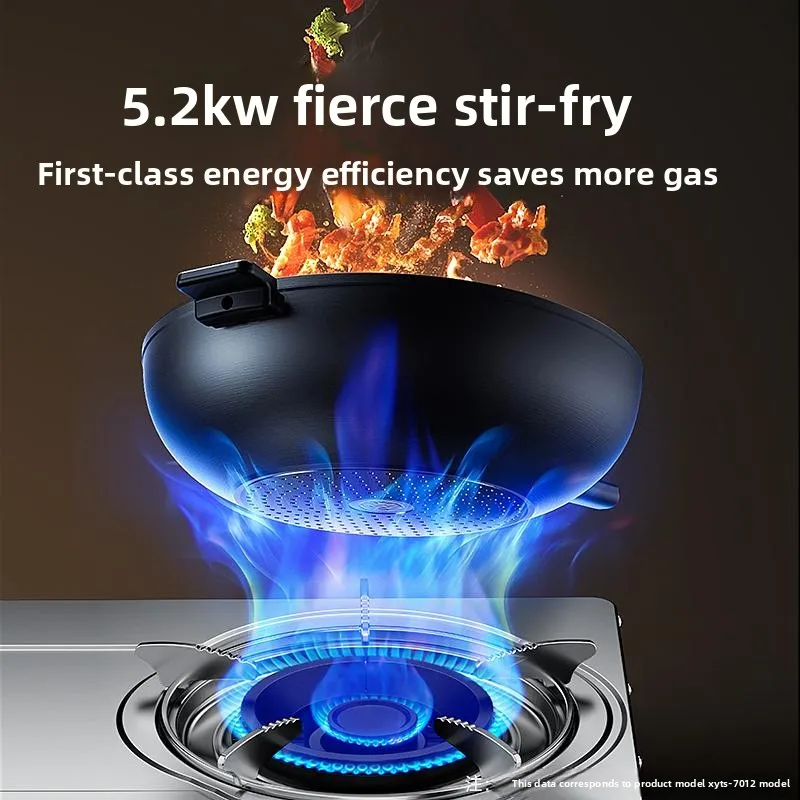 Shuangxi Double Burner Gas Cooktop Flameout Protection Natural Gas LPG High Efficiency Stove