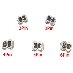 5V 2A 2Pin 3Pin 4Pin 5Pin 6Pin spacing 2.54mm DC Magnetic Pogo Pin Connector Pogopin Male Female Spring Loaded DC Power Socket