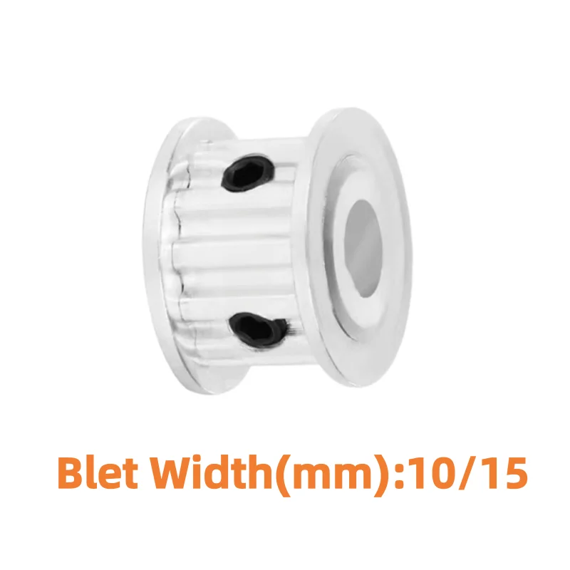 HTD3M Timing Pulley D‑Hole 20T‑28T 20 22 24 25 26 28 Teeth D‑shape Hole 5x4.5‑12x11mm Slot Width 11mm 16mm Pulley Wheel