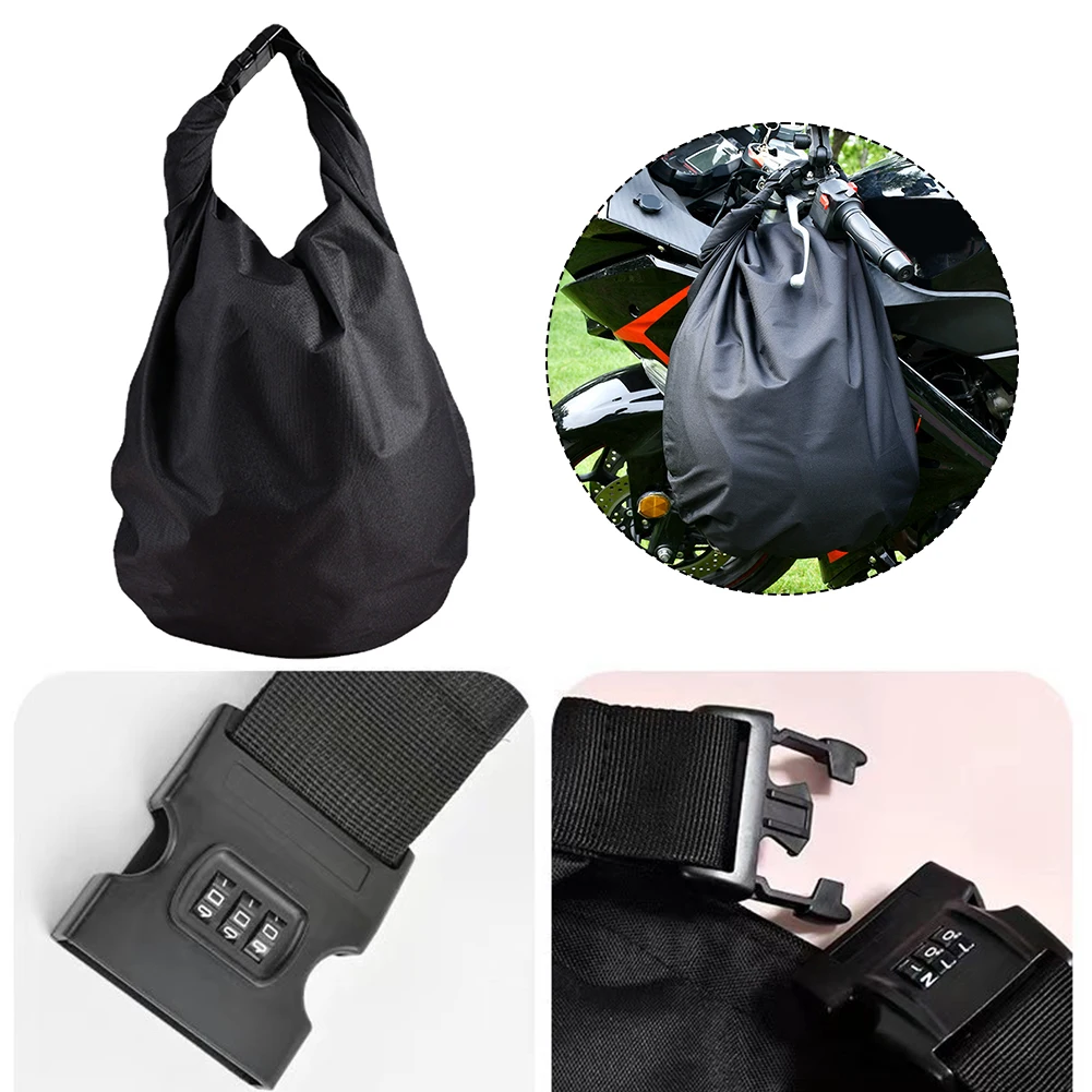 

Foldable Storage Bag 23*11*8 Cm Anti-Theft Rider Bag Travel Accessory Water-Repellent Fabric Compact Size For Cycling