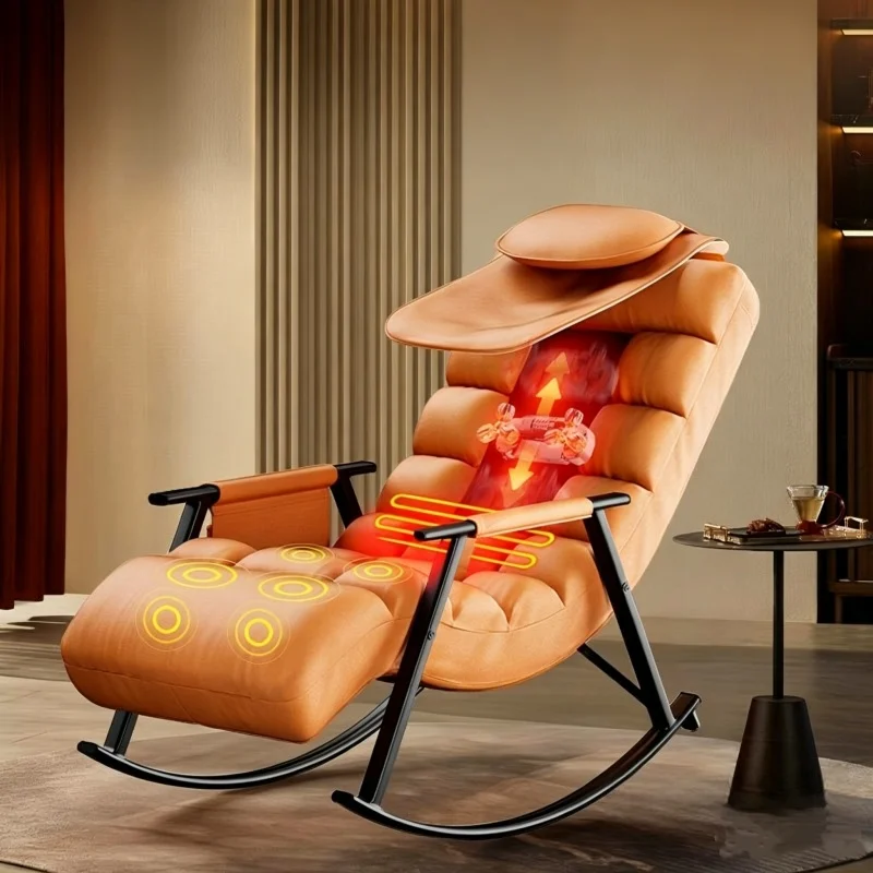 Multifunctional Full Body Massage Chair, Small Home Use Lazy Sofa Rocking Chair, Smart Leisure Chair
