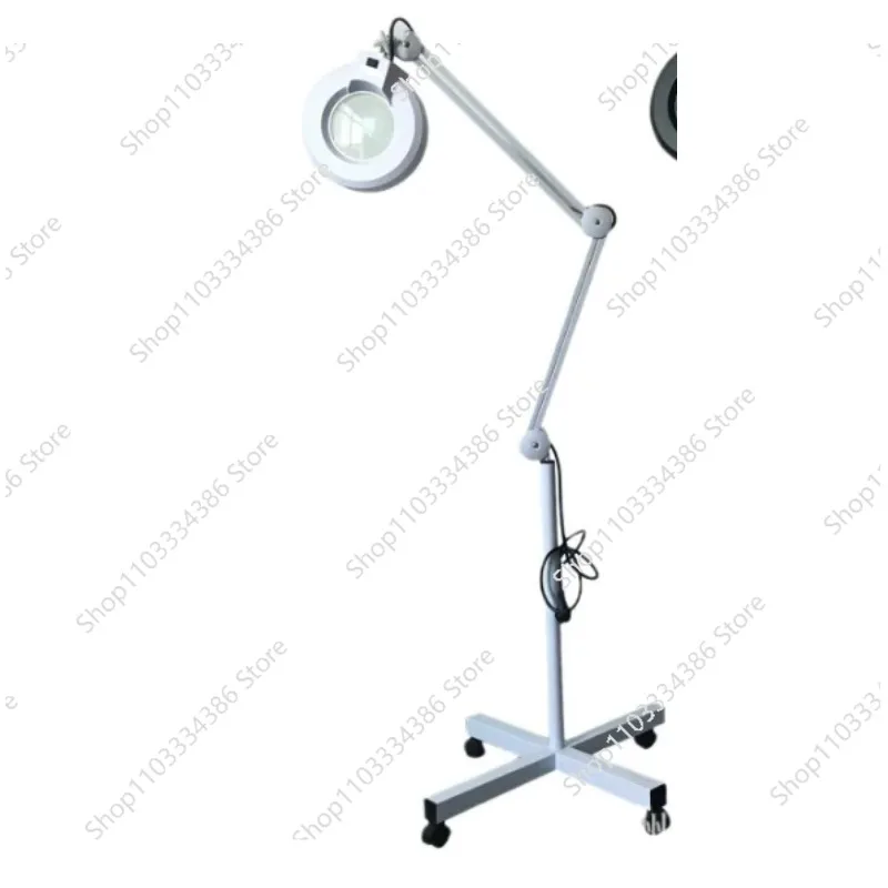 

Красота Уход за кожей Наращивание ресниц Эстетика Лупа Стеклянная лампа Светодиодный светильник с 5X 8X 10X Напольное увеличительное стекло