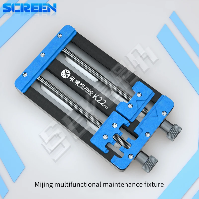 Mijing K22 Pro Universal Phone Mainboard Maintenance CPU NAND Fixture Glue Remove Welding Repair Double Bearing Clamp