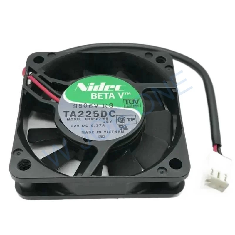 W + новый кулер для Nidec TA225DC H34587-55 DC12V 0,17A 6 см охлаждающий вентилятор 6015 60X60X15MM W + новый кулер для Nidec TA225DC H34587-55 DC12V 0,17A 6 см охлаждающий вентилятор 6015 60X60X15MM