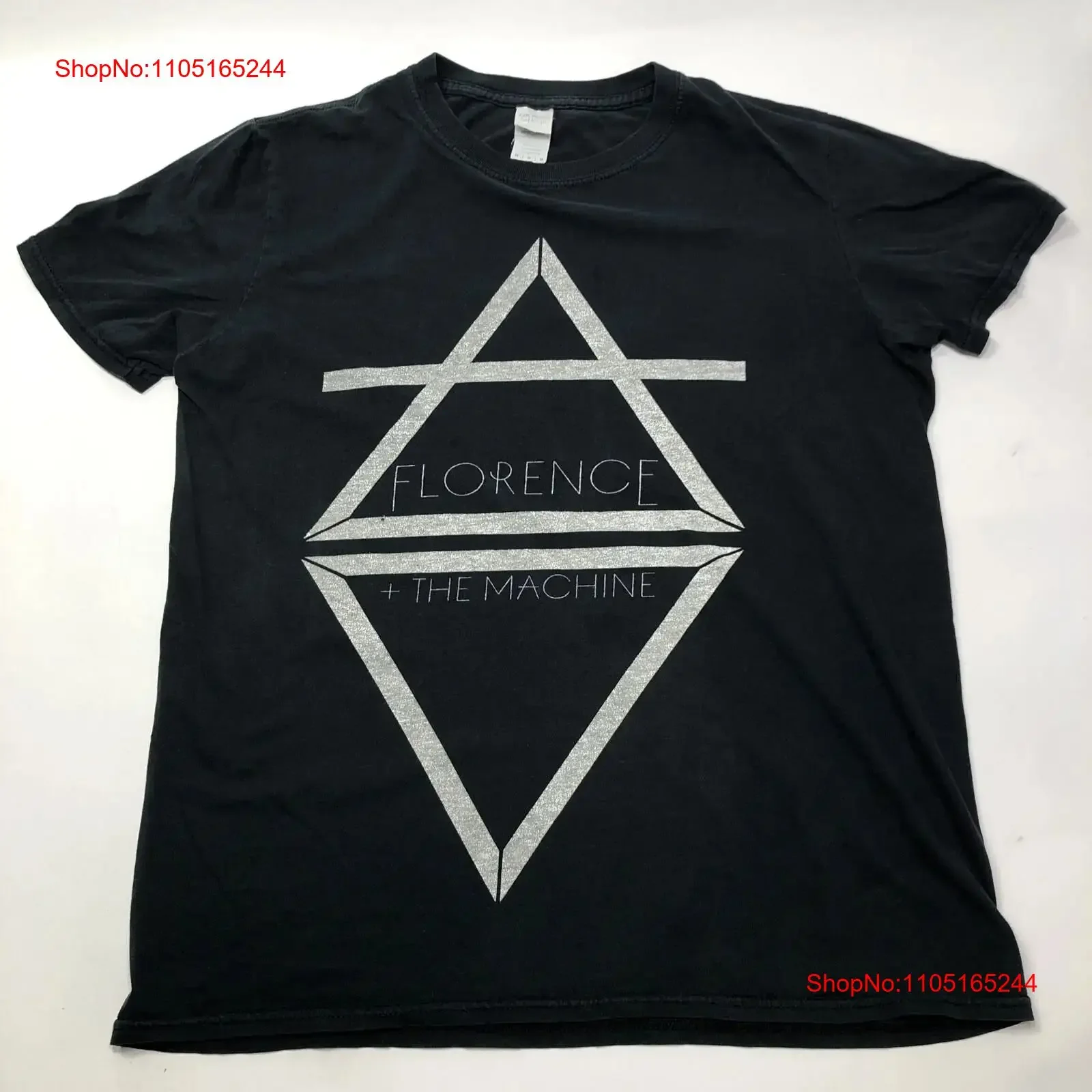 Florence The Machine 2016 Tour Dbl Sided Medium Black T Shirt Band Merch vintage Washed Top For Everyday Wear Stylish Casual