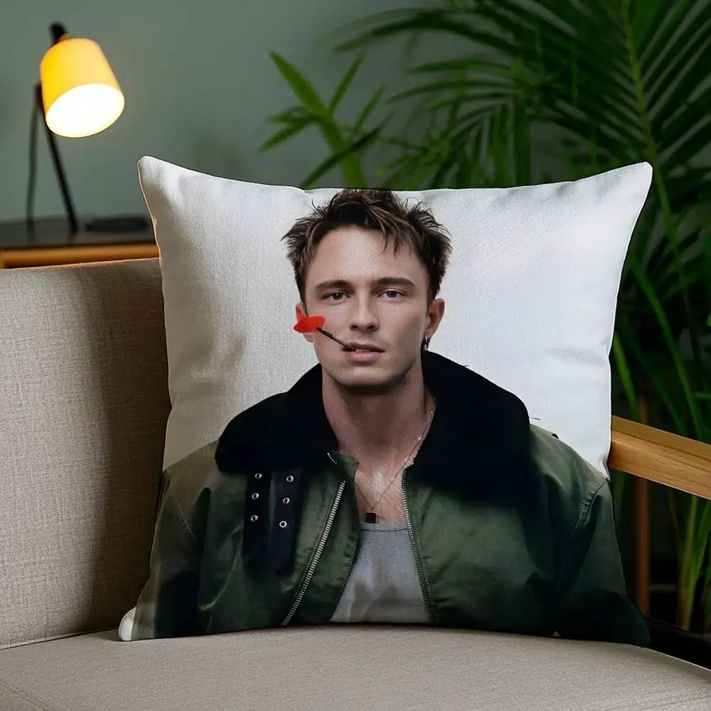 غطاء وسادة D-Drews Starkey غطاء وسادة قطيفة مريح مطبوع على الوجهين - هدية منزلية لديكور غرفة النوم