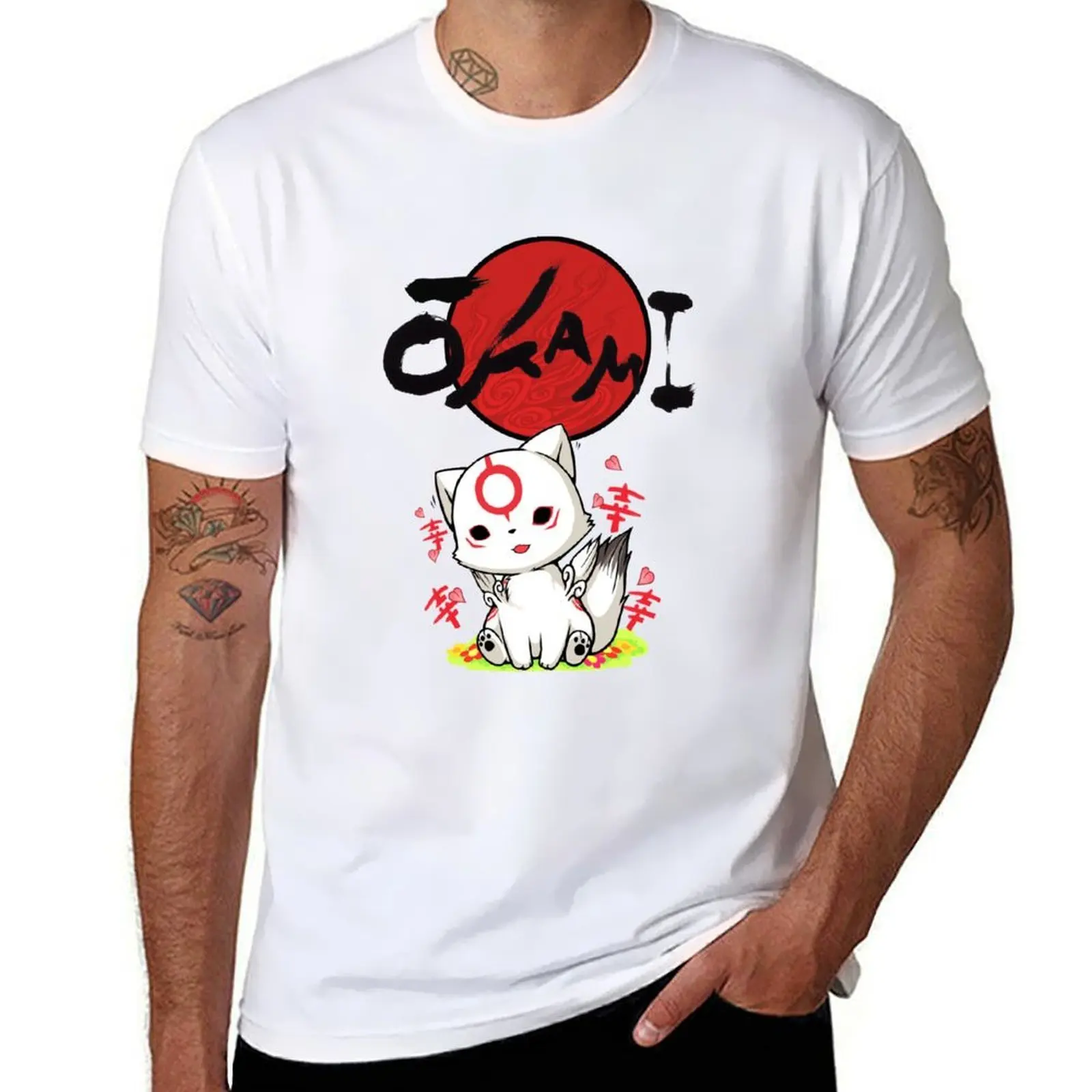 

Chibiterasu Vers. 2 T-Shirt man t shirts for men casual t shirts for man graphic vintage T-Shirt