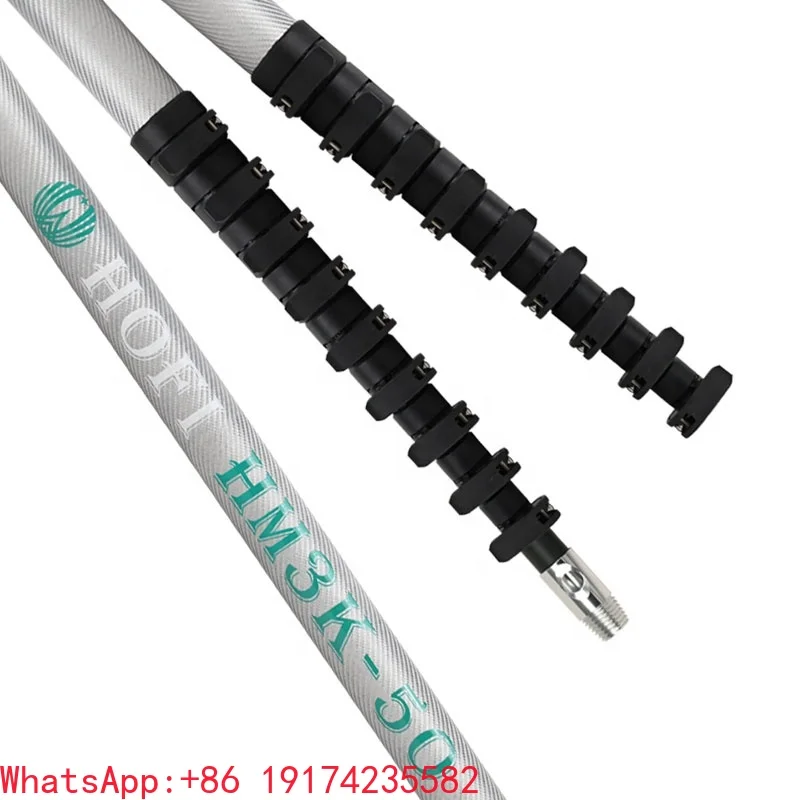 

Carbon Fiber Telescopic Tube High Window Cleaning Pole Telescopic Pole Windows Cleaning
