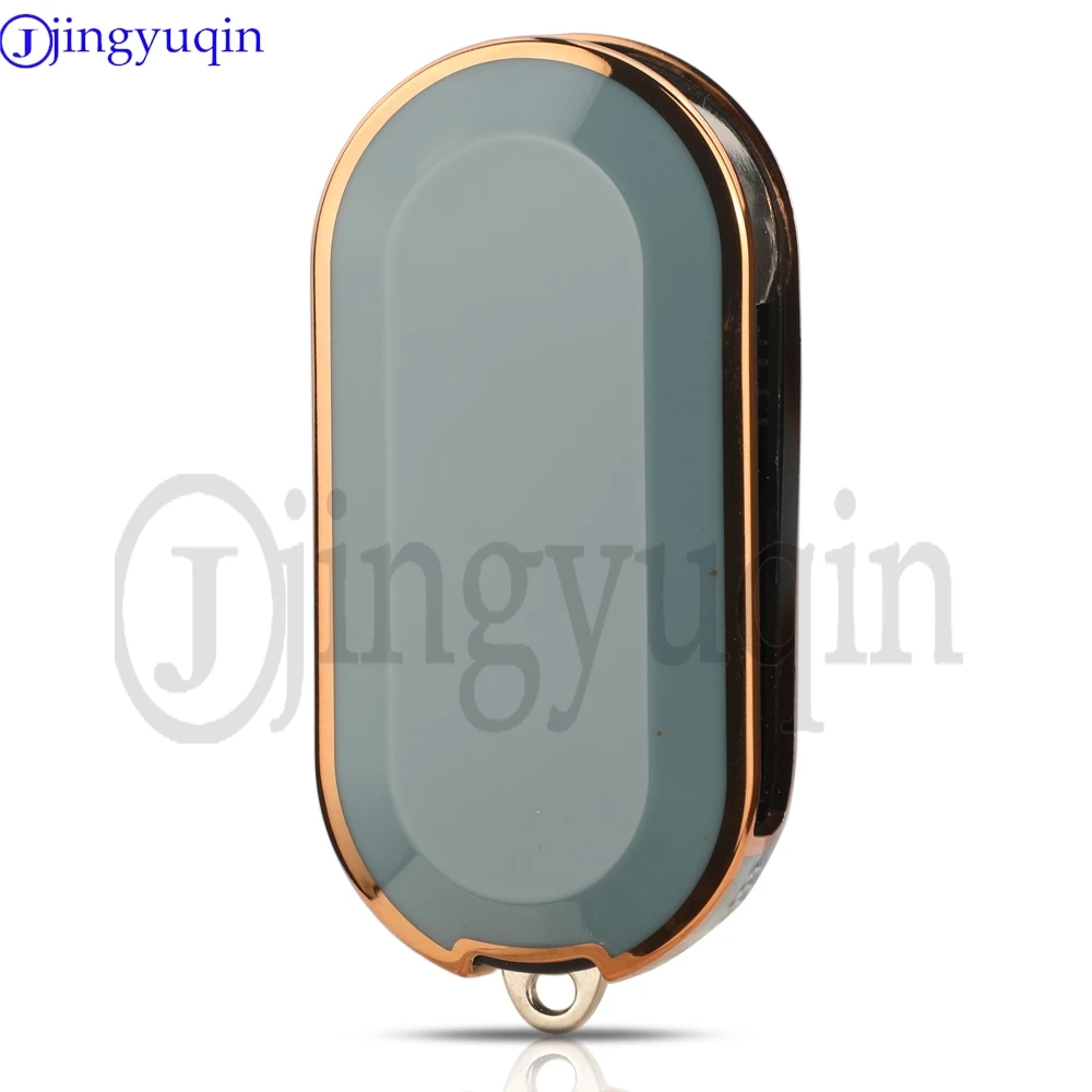 jingyuqin NEW TPU Car Key Case Cover For Fiat 500 Ducato Panda 500L Punto Lancia Musa Citroen Jumper Peugeot Boxer Auto