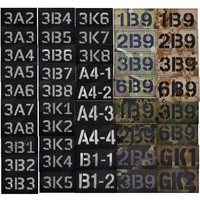 Call Sign Patch Infrared Muiticam CP 1B9/2B9/3B9/6B9 Tactical Military Badge Reflective A4-1,3A1,3B2,3K3, B1-1,GK1,IR Armband