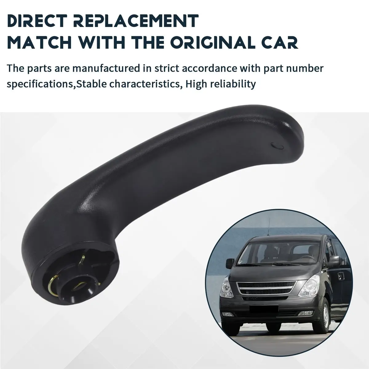 #46F Automotive Parts & Accessories,New Black Left Right Sliding Door Handle for Hyundai H1 Grand Starex (Black)
