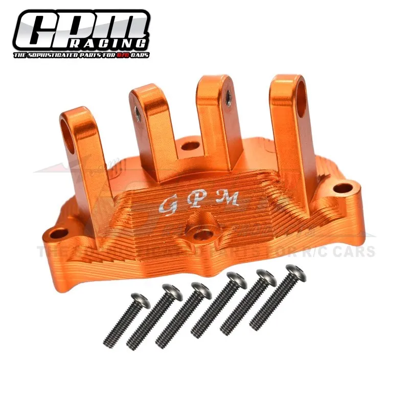 GPM Aluminum Rear Upper Gearbox Mount For Upper Suspension Links For LOSI 1/10 BAJA REY 1/10 ROCK REY