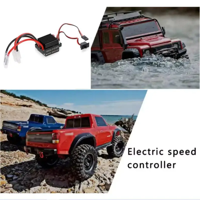 

Waterproof 320A Brushed ESC with 5V/2A BEC Ideal for 1:10 Scale RC Car Boat