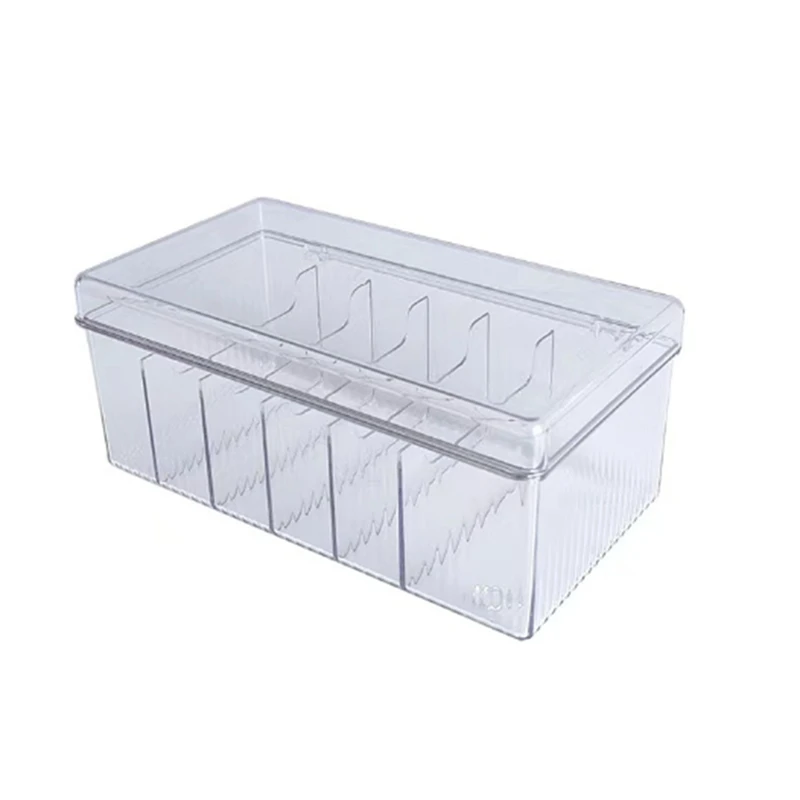 1 Piece Plastic Cord Storage Box Cable Organizers Case With Lid For Home Office Supplies, Electronics Accessories, USB (Clear)