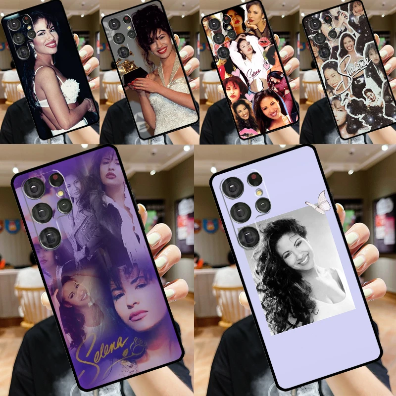 Selena Quintanilla Case For Samsung Galaxy S24 S23 S22 Ultra S8 S9 S10 Plus Note 10 20 Ultra S20 S21 FE Cover