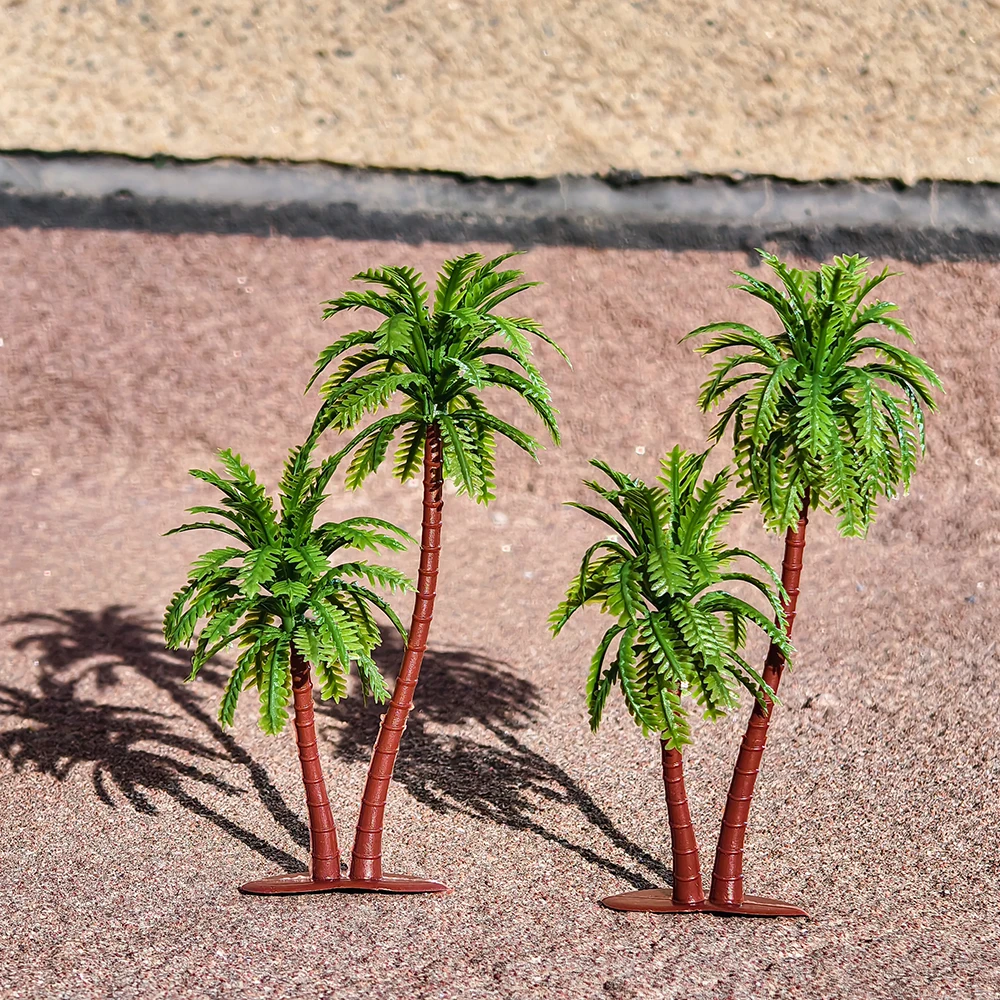 Miniature Palm Trees Artificial Bonsai Plants for Diy Modeling/Railway Layout/Micro Landscape Scenery/Craft/Ornament/Diorama