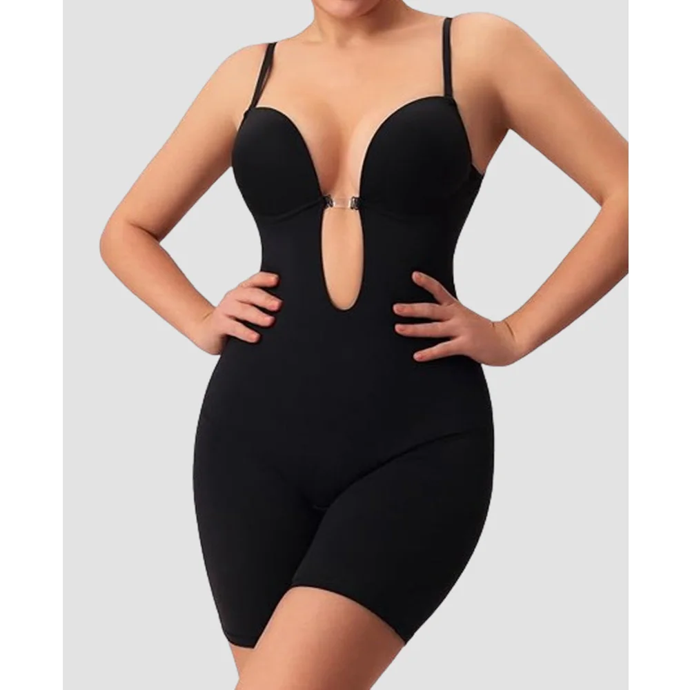 Sexy backless shapewear Women\'s Waist tightening shaping Seamless jumpsuit Butt Lifter Push Up Thigh Slimmer Shapewear fajas