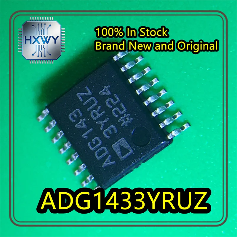 (1/5 piece) ADG1433YRUZ ADG1433 TSSOP16 Three-channel SPDT analog switch, brand new, original, in stock. Electronic chip.