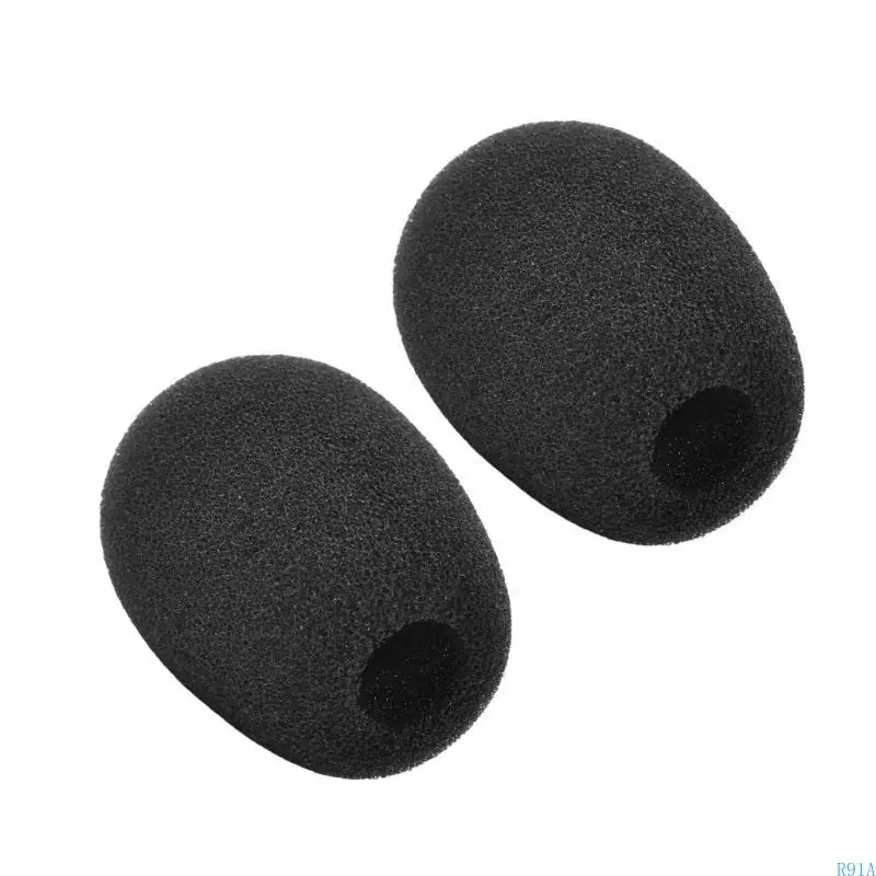 R91A 2/5/10PCS Soft Microphone Cover Filter Filter Foam Poam Cover для игровых наушников VXI B350XT 3450-C