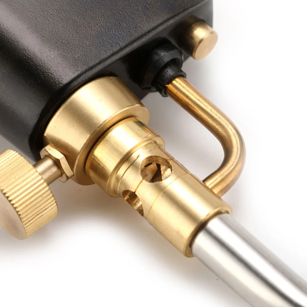 MAPP Propane Gas Welding Torches Plumbing Blow Torch Soldering Tool Brass Flame Gun Brazing Quick Fire Solder Burner