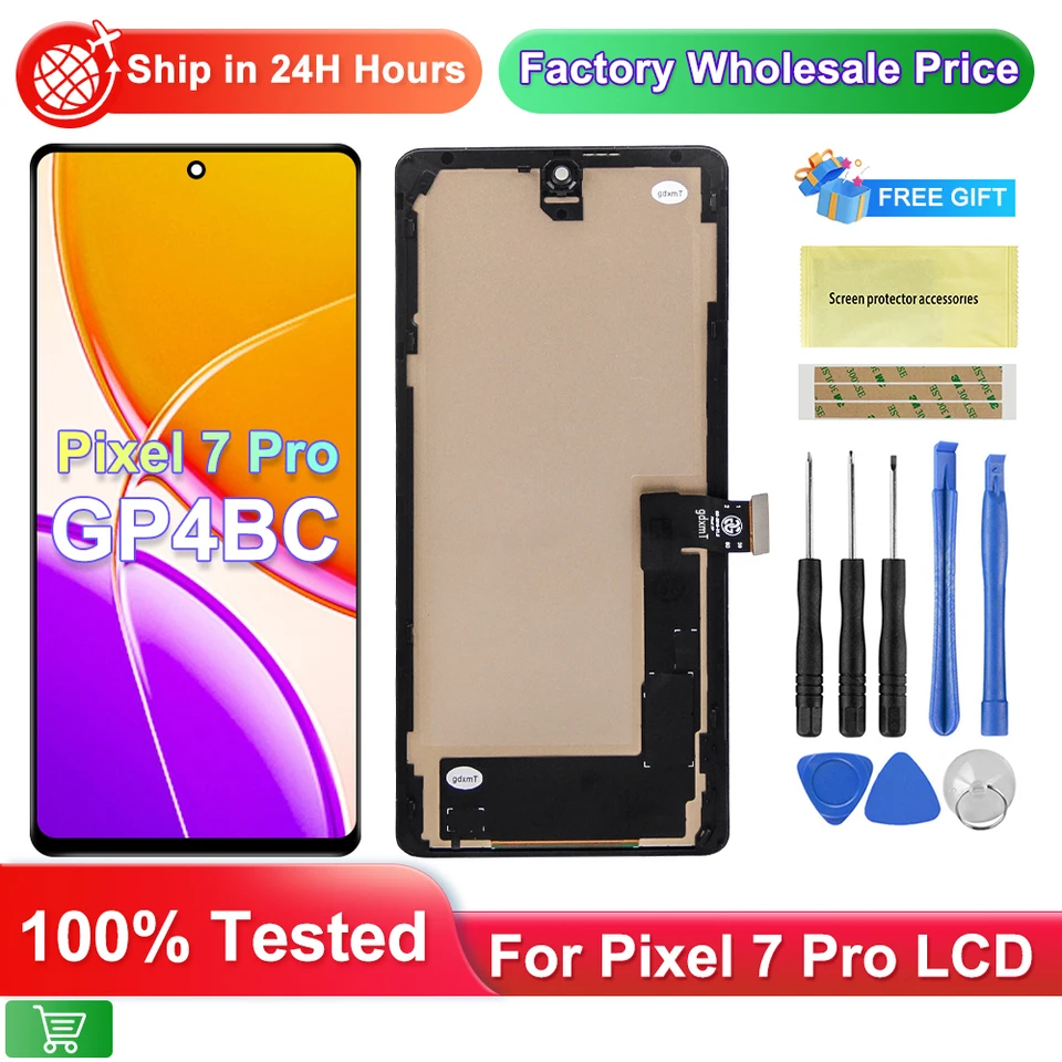 14個セットLCDスクリーン for Pixel 7Pro デジタイザーフレーム Google Pixel 7 Pro LCD Screen 6.7 TFT Touch Digitizer