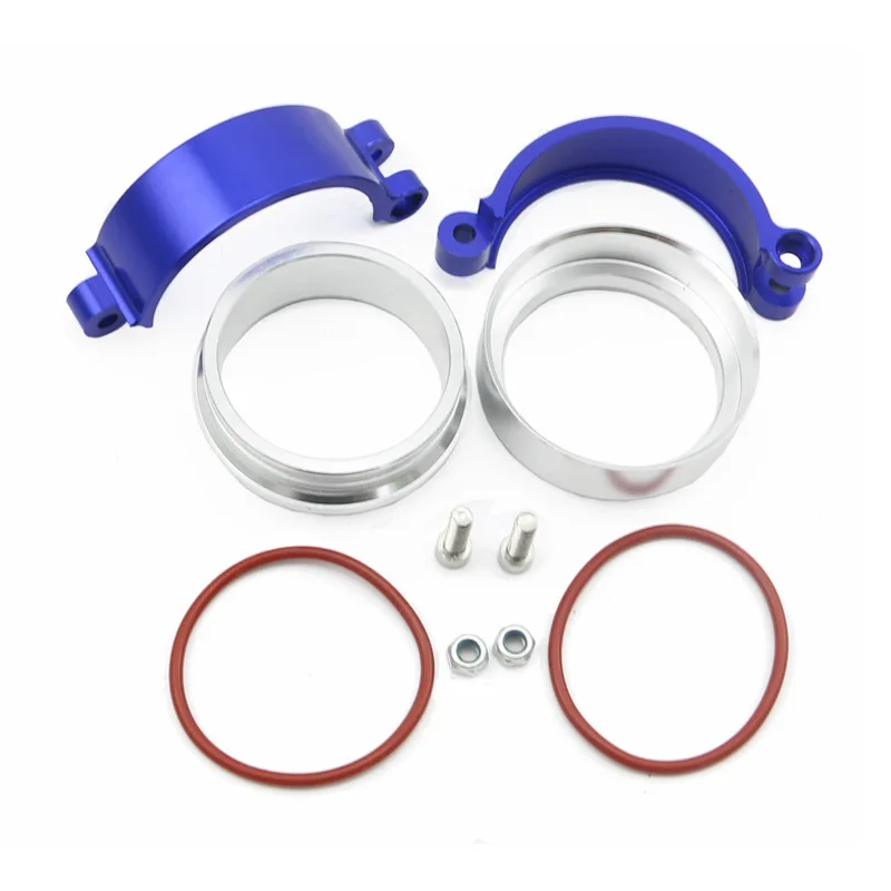 V-shaped clamp with flange aluminum alloy joint, turbine exhaust drain pipe buckle