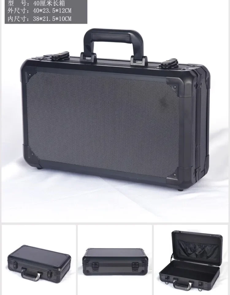 Multifunctional Aluminum Alloy Toolbox Fishing Tackle Instrument Equipment Storage Box with Wheels Portable Custom Box