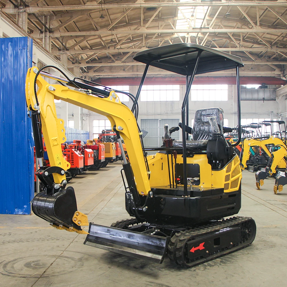 รถขุดที่ปรับแต่งได้จัดส่งที่รวดเร็ว 1.5 ตันรถขุดขนาดเล็กสําหรับขายการรับรอง CE โรงงานตีนตะขาบไฮดรอลิกเครื่องขุดขนาดเล็ก