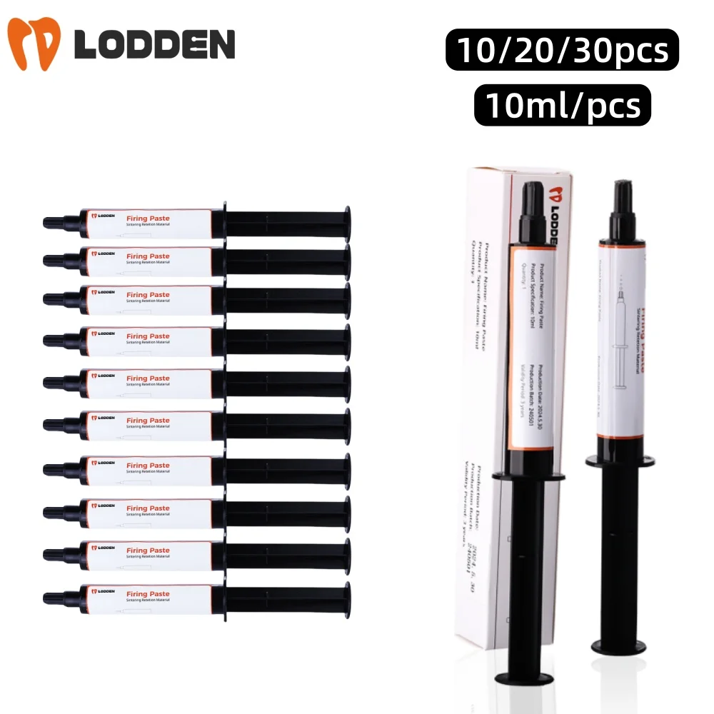10/20/30pcs LODDEN Firing Paste 10ml Dental Restoration Sintering Paste for Ceramics