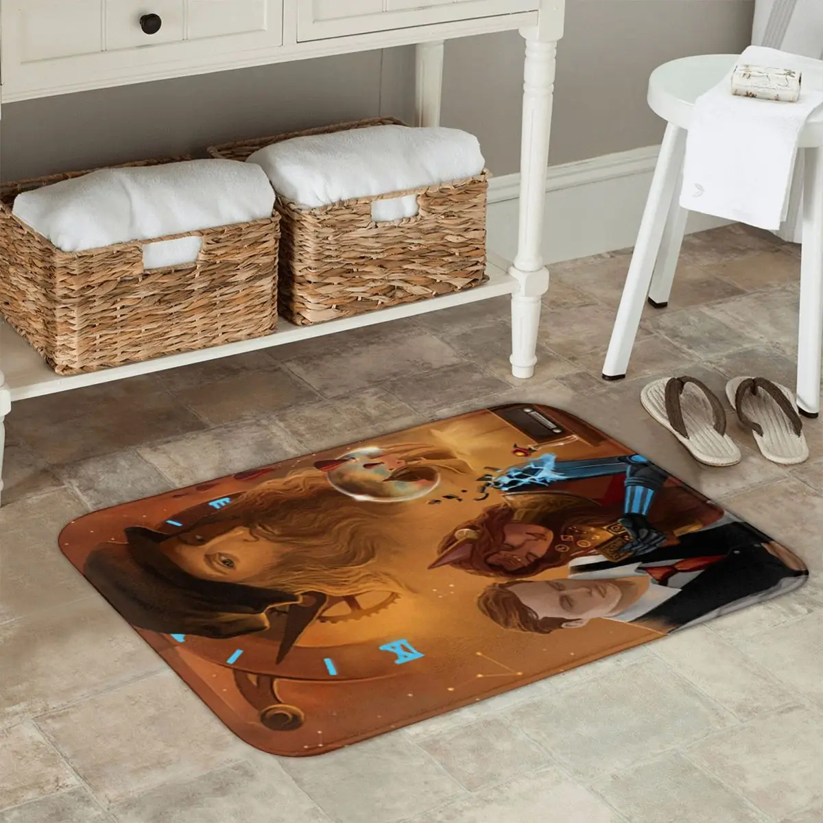 The Secrets Of Leonardo Da Vinci Non-slip Doormat Floor Mat Carpet Rug for Kitchen Entrance Bathroom Living room Footpad Mats