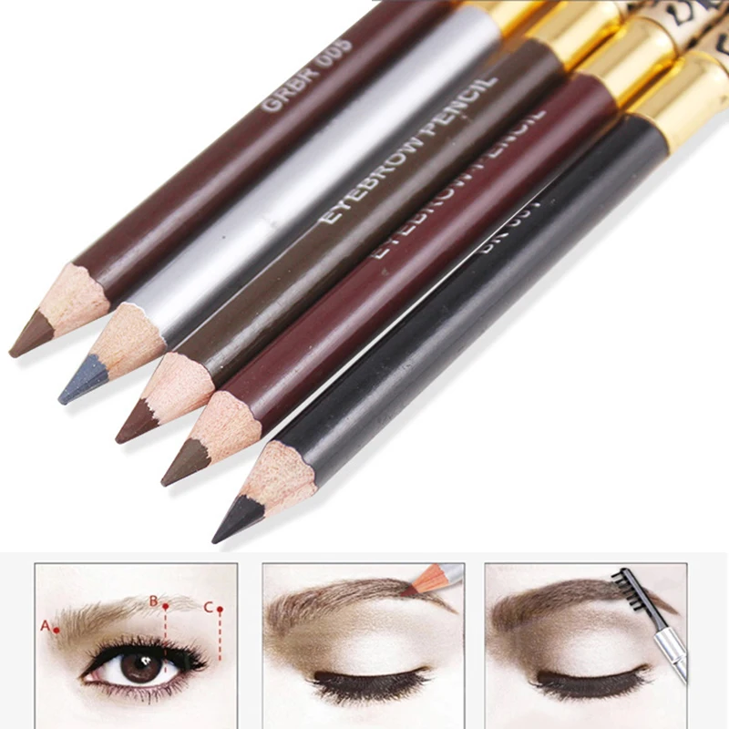 Make-up for Women Cheap Makeup Eyebrow Pencil Brush Cosmetic Tools Wholesale Waterproof Eyebrow Eyeliner Beauty Cosmetics