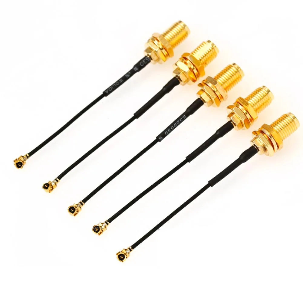 5Pcs SMA Male Female To UFL / U. FL / IPX / IPEX RF Coax Adapter RG178 Cable SMA Connector Female Head Coaxial Adapter Assembly