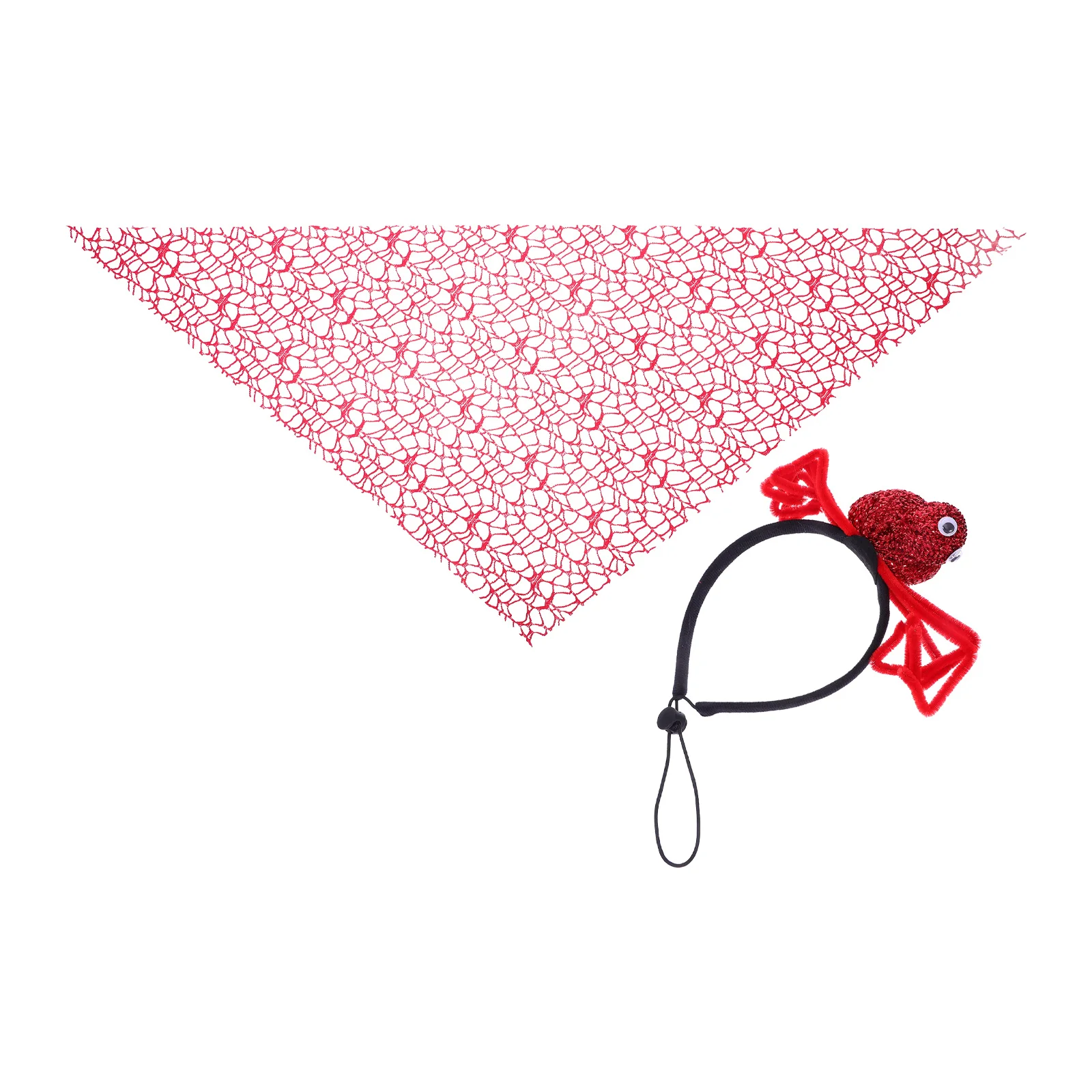 

2Pcs Halloween Dog Spider Headband Bandana Adorable Pet Costume Accessories for Spooky Season Halloween Dog Bandana