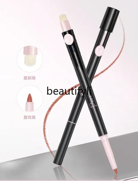 

Artist Double Head Lip Liner Brush Lipstick Smudge Dudu Brush Outline Lip Shape