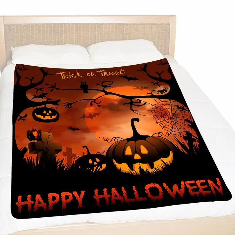 Halloween Blanket 39 X 59 Inch Throw Blanket Halloween Decoration Fleece Blanket For Couch Sofa Bed Chair Decor