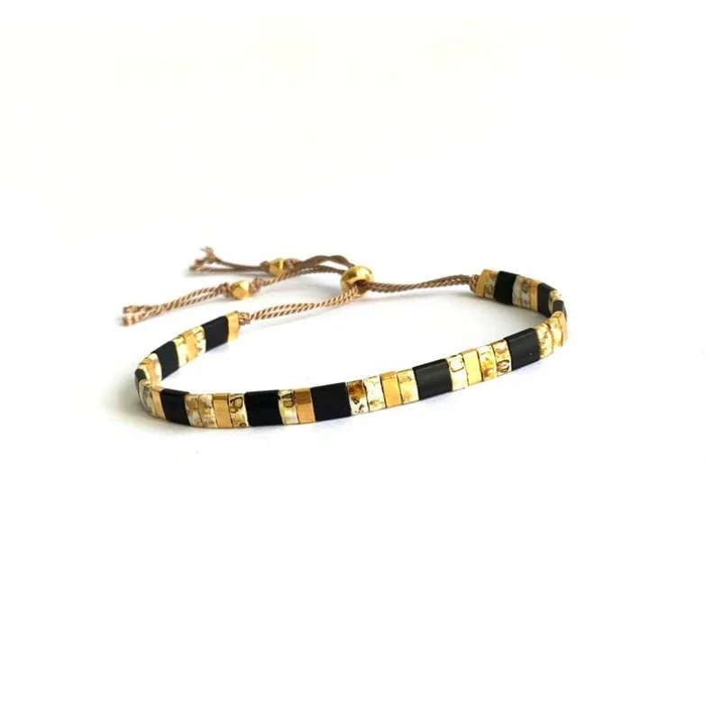 Pull up beaded bracelet