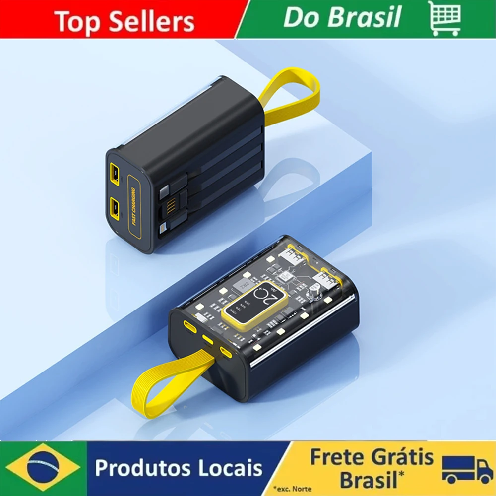 10000 mAh tragbare Powerbank Smart Multi Wire Schnellladung Outdoor Mini Mecha