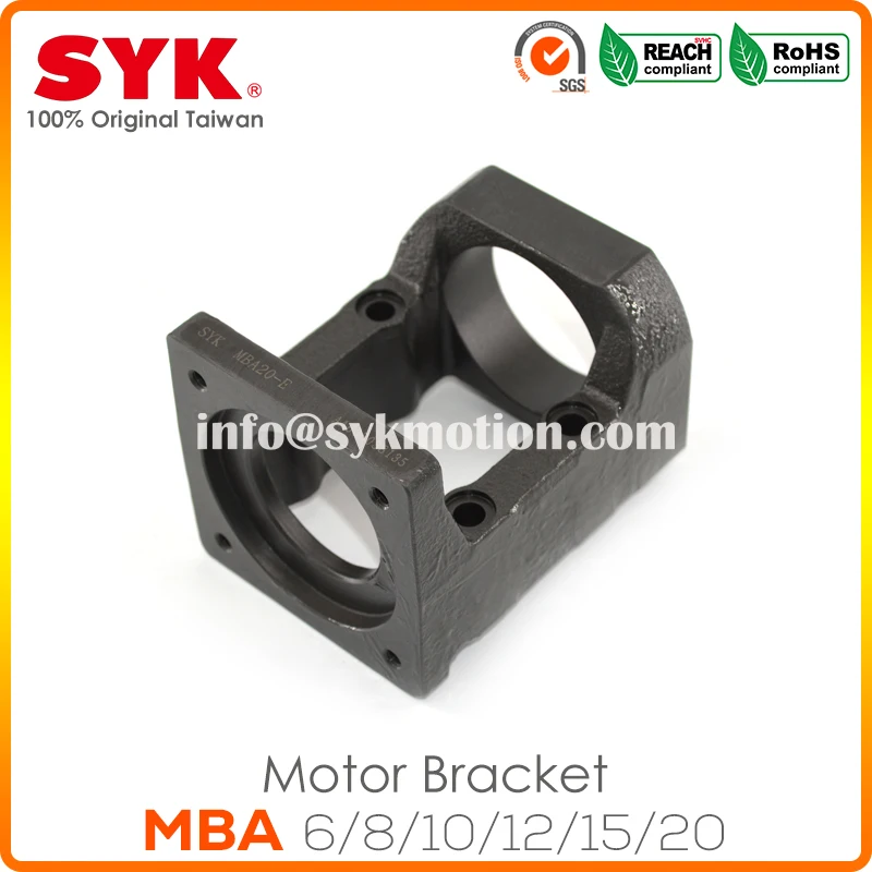 

SYK Taiwan Original MBA Motor Bracket Ball Screw Motor Housing MBA10 MBA12 MBA15 MBA20 NEMA23 NEMA34 Stepper Motor Bearing Seat