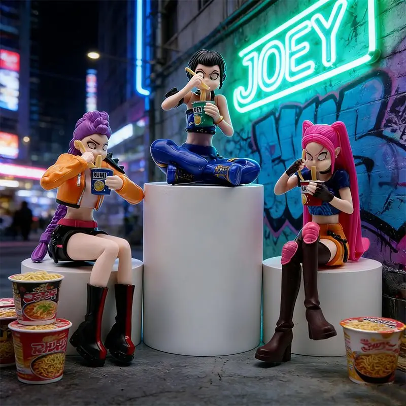 

Anime K-Pop Demon Hunters Rumi Figure HUNTRX Mira Zoey Action Figure Model GK Boxed Collectible Ornament Figurines Holiday Gifts